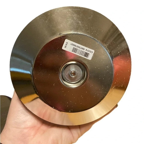 BATH & BODY WORKS Glittery Bling Metal Argyle Three-Wick Candle Holder NEW NWT - Picture 4 of 6